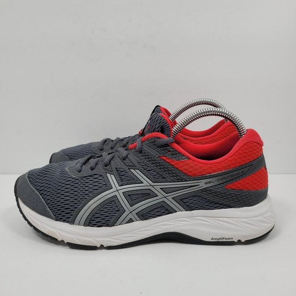 Asics Gel-Content Men's Gray Red Running Shoes 1011A667 US Size 8 - Picture 2 of 8